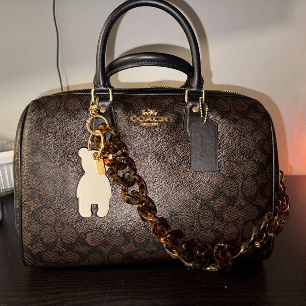 ROWAN LARGE SATCHEL BAG IN SIGNATURE CANVAS